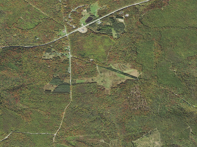 Aerial image of Susquehannock State Forest roadside campsite Leo's Landing 002