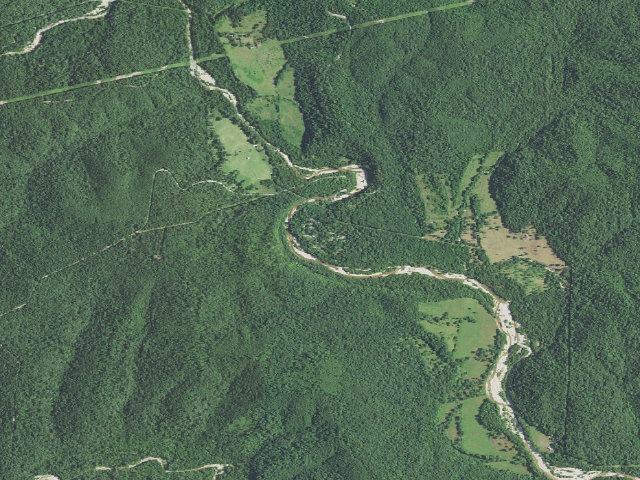 Aerial image of Sutton Bluff
