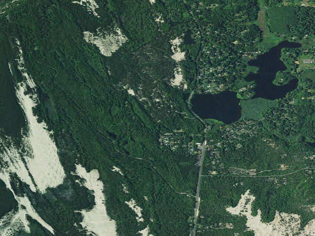 Aerial image of Sutton Campground