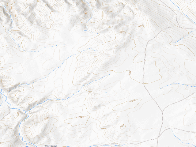 USGS topographic map of Sweetwater Canyon