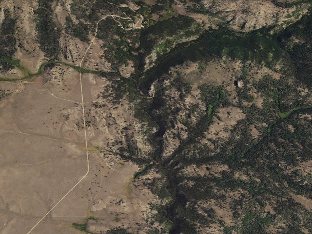 Aerial image of Sweetwater River