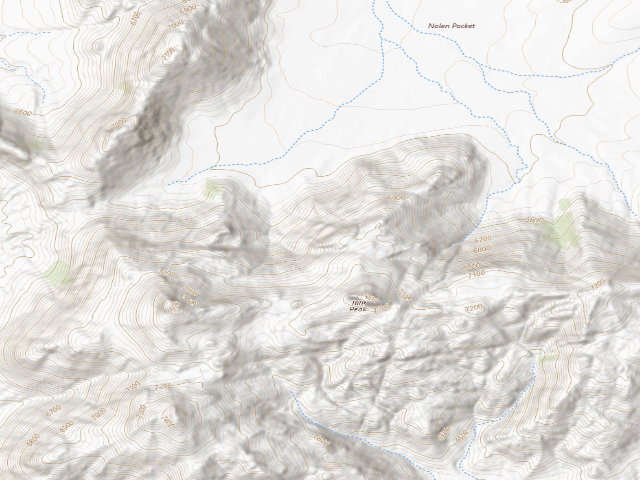 USGS topographic map of Sweetwater Rocks (Lankin Dome)