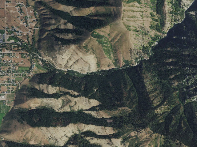 Aerial image of Swift Creek Campground