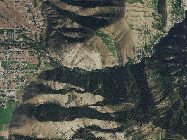 Aerial image of Swift Creek Campground