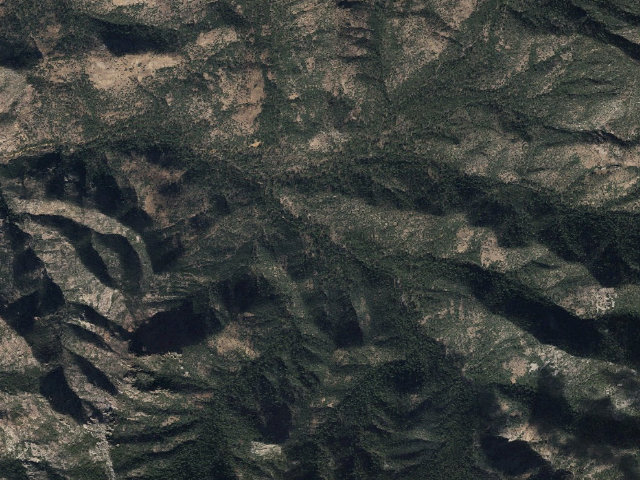 Aerial image of Sycamore Campground