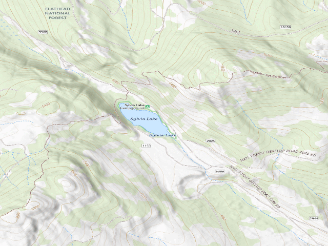 USGS topographic map of Sylvia-4