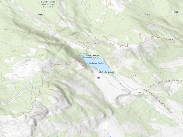 USGS topographic map of Sylvia-5