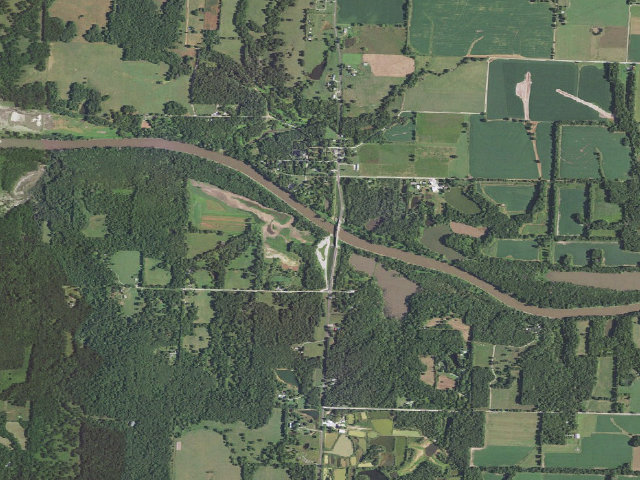 Aerial image of Taberville Access