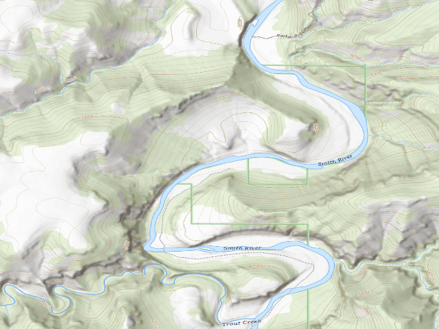 USGS topographic map of Table Rock Boat Camps