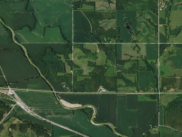 Aerial image of Table Rock WMA