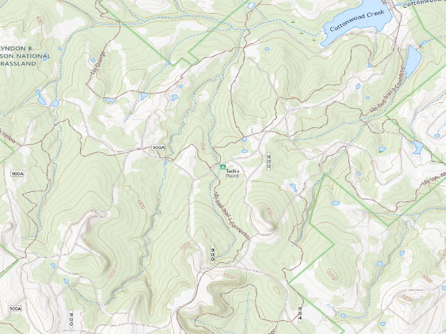 USGS topographic map of Tadra Point