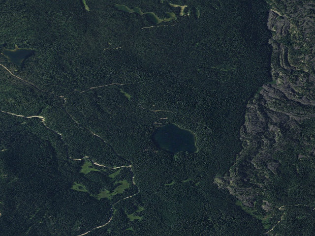 Aerial image of Takhlakh Lake Cg