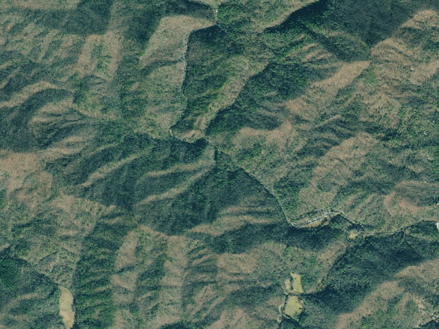 Aerial image of Tallulah River