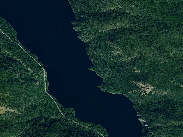 Aerial image of Tally Lake Boat Site 2