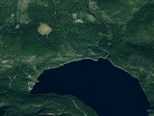 Aerial image of Tally Lake North Site 7