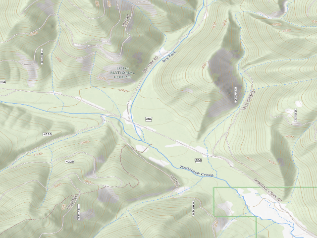 USGS topographic map of Tamarack 003