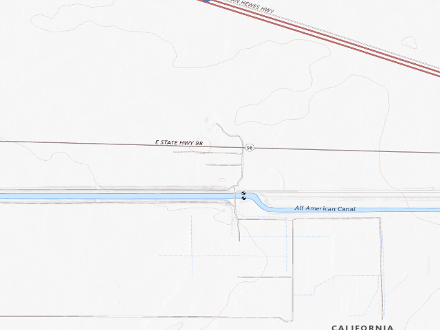 USGS topographic map of Tamarisk Long Term Visitor Area