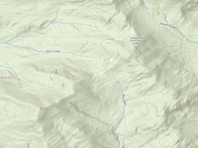 USGS topographic map of Tango-003