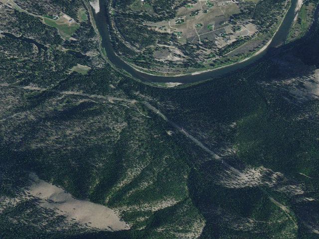Aerial image of Tank Creek