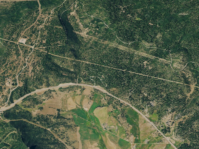 Aerial image of Target Tree Campground