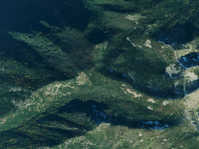 Aerial image of Taylor Peak