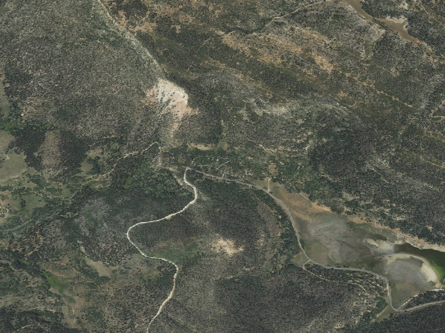 Aerial image of Te-Ah Campground