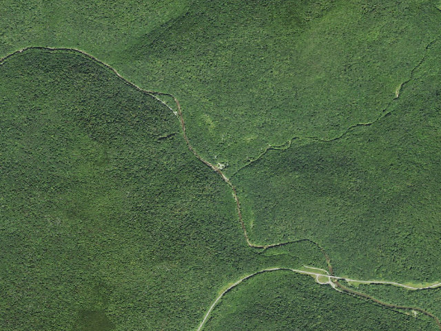 Aerial image of Tea Creek Campground