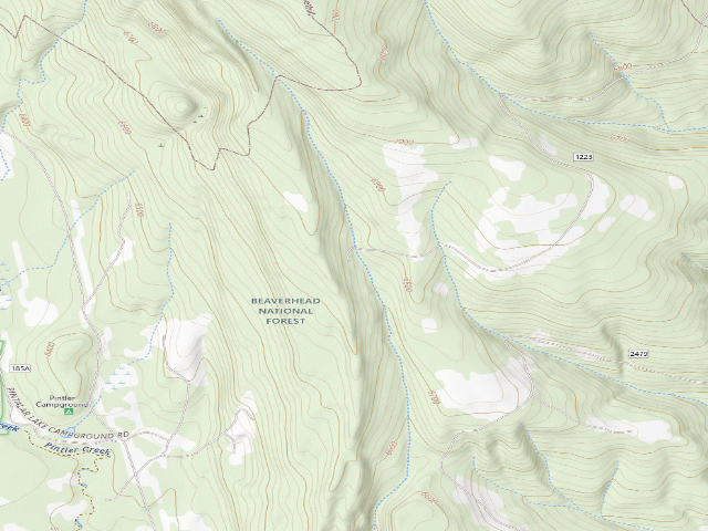 USGS topographic map of Tear Drop