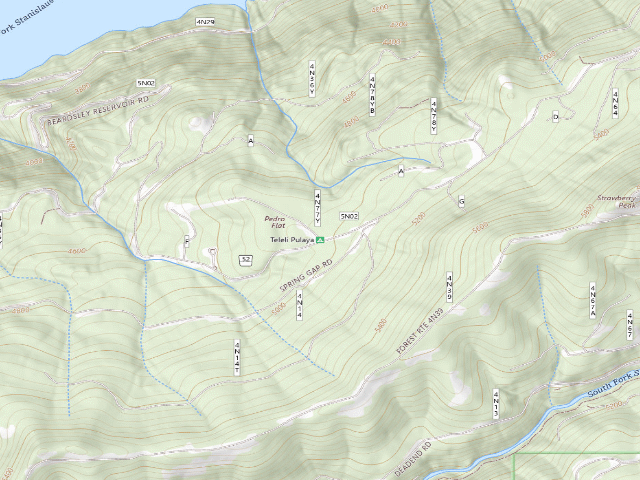 USGS topographic map of Teleli Pulaya