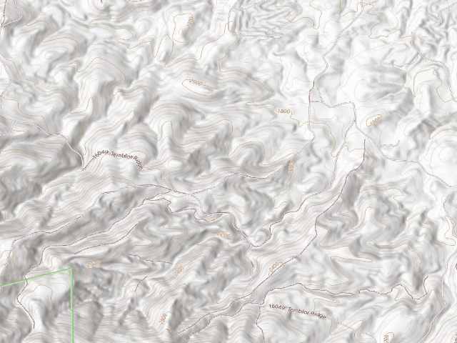 USGS topographic map of Temblor Recreation Area