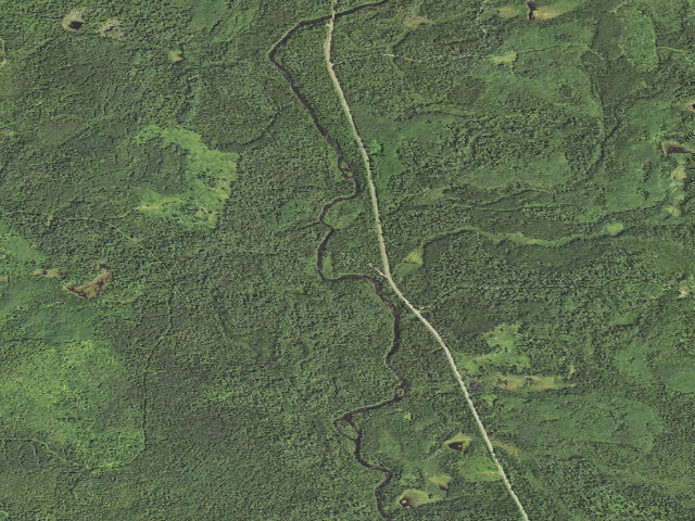 Aerial image of Temperance River National Forest Campground