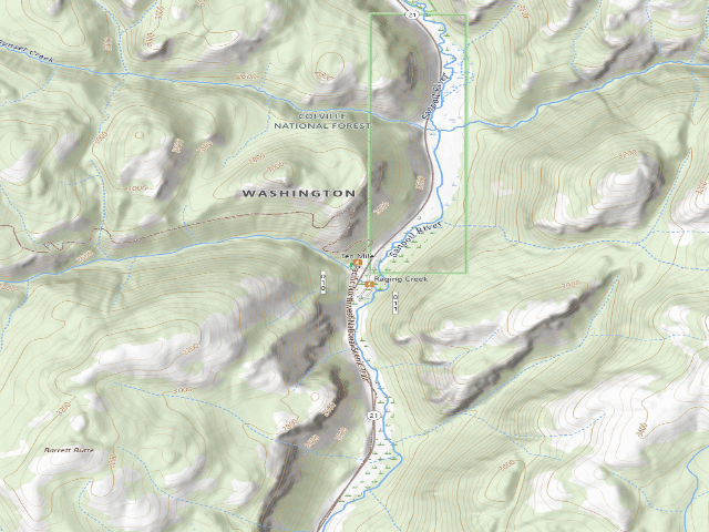 USGS topographic map of Ten Mile
