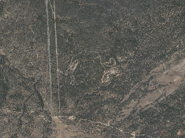 Aerial image of Ten-X Campground