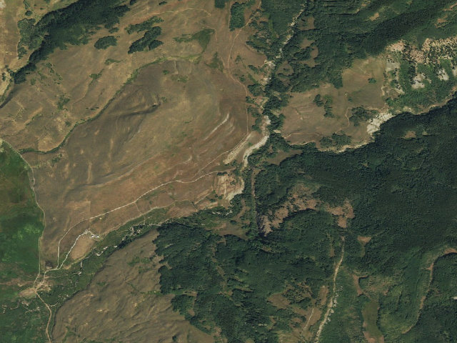 Aerial image of Tent City Designated Camping Area