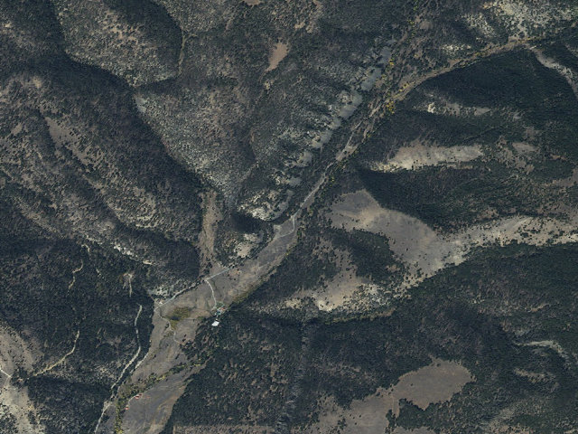 Aerial image of Tents