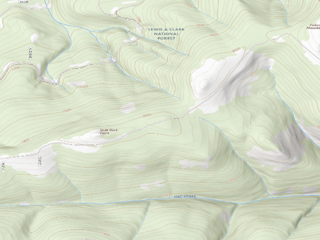USGS topographic map of Tepee Butte-251-09