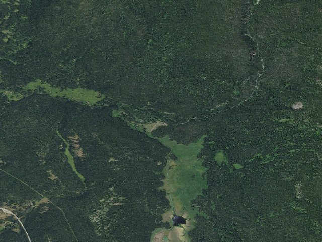 Aerial image of Teton National Forest