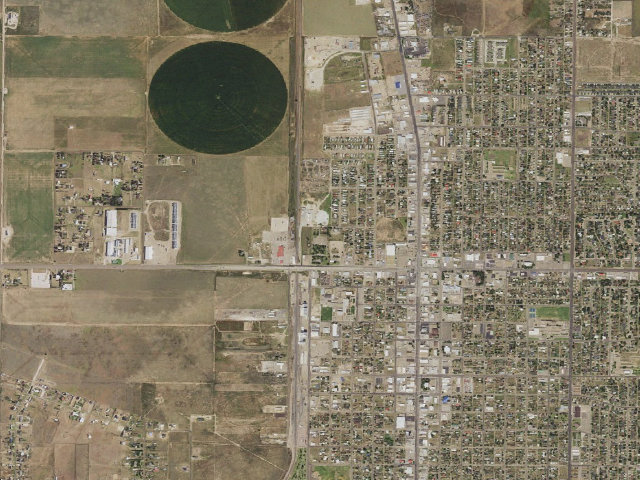 Aerial image of Texhoma Park