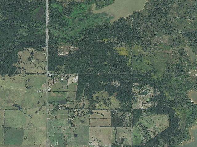 Aerial image of The Hook (Hugo WMA)