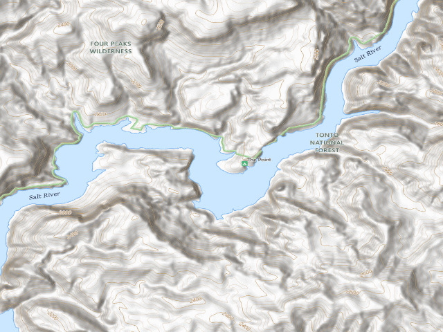 USGS topographic map of The Point