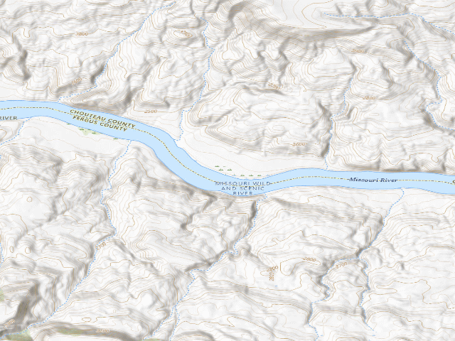 USGS topographic map of The Wall