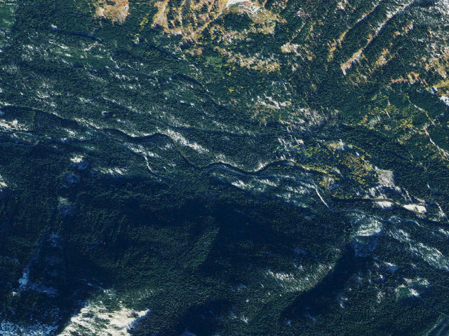Aerial image of Theseus Creek