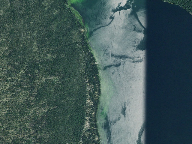 Aerial image of Thielsen View Campground And Boat Ramp