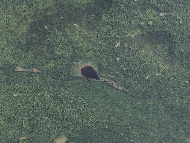 Aerial image of Third Musquash Pond (Nahmakanta Public Land)