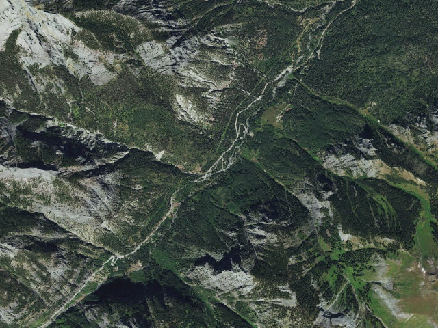 Aerial image of Thistledown Campground