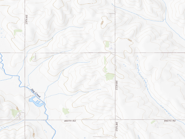 USGS topographic map of Thompson-Barnes WMA