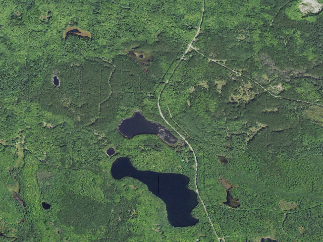 Aerial image of Thornton Lake Camping Area