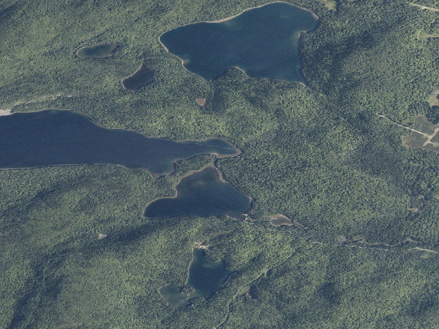 Aerial image of Thoroughfare (Deboullie Public Land)