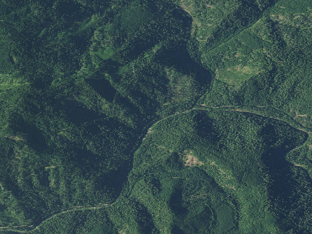 Aerial image of Three C Rock Campground