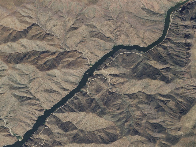 Aerial image of Three Mile Wash Dispersed